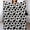Cow Print-4, variant on Cow Print Blanket Cozy Soft Lightweight Gifts Blanket for Kids Adults, Animal Skin Plush Flannel Throw Blanket for Sofa Couch Bed Decor Black Brown White W40 xL50
