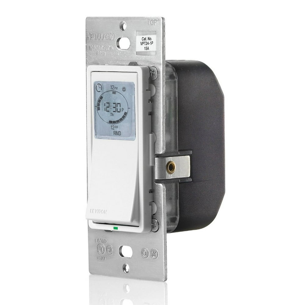 Leviton 021VPT241PZ 24 Hour White, Ivory, And Light Almond