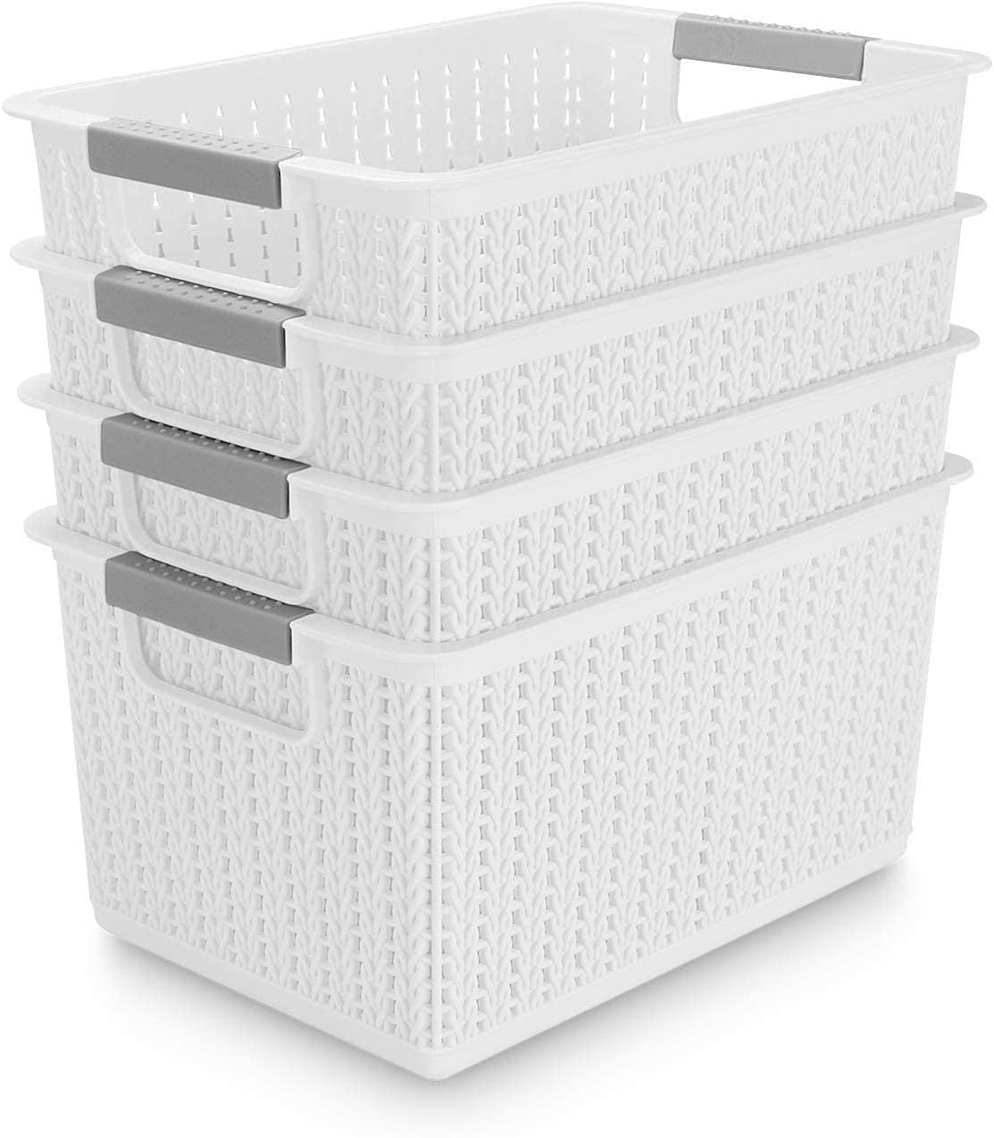 Plastic Storage Baskets with Lid Tote Bundle Set Organizing Countertops -  China Storage Baskets and Organizing Countertops price