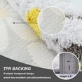 thumbnail image 7 of EVNELE Gray Bathroom Rugs Cute Daisy Bath Mat White and Yellow Flower Decor Rug Non Slip Floor Carpet Microfiber Bathmat Super Absorbent Machine Washable Bathtub Mats for Shower (20x32 inch), 7 of 7