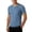 Blue, variant on JIAYUE Men's T Shirt Loose Fit Casual Fashion Round Neck Casual Short Sleeve Tees Everyday Soft Lightweight Breathable For Outdoor Workout And Sport Wear For Male