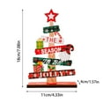 thumbnail image 2 of TIELUTT Christmas Decorations Christmas Tree Ornaments Wooden Ornaments Letters Tree Daughter Ornament Christmas Ornament Set Shatterproof Ornament Large Christmas Ornament Small Christmas Ornament, 2 of 3