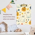 thumbnail image 4 of FORMRS Acrylic Clipboard with Low Profile Clip Standard A4 Letter Size, 12.5" x 9", Halloween Cute Ghosts, 4 of 8