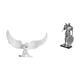 thumbnail image 1 of Estatua De ángel Caballero De Resina, Escultura Abstracta De Ala, Adorno De Arte Nórdico Para Oficina, Escritorio, Armario, Inauguración De La Casa, Estantería, Pasillo, Mesa, Centro De Mesa., 1 of 8