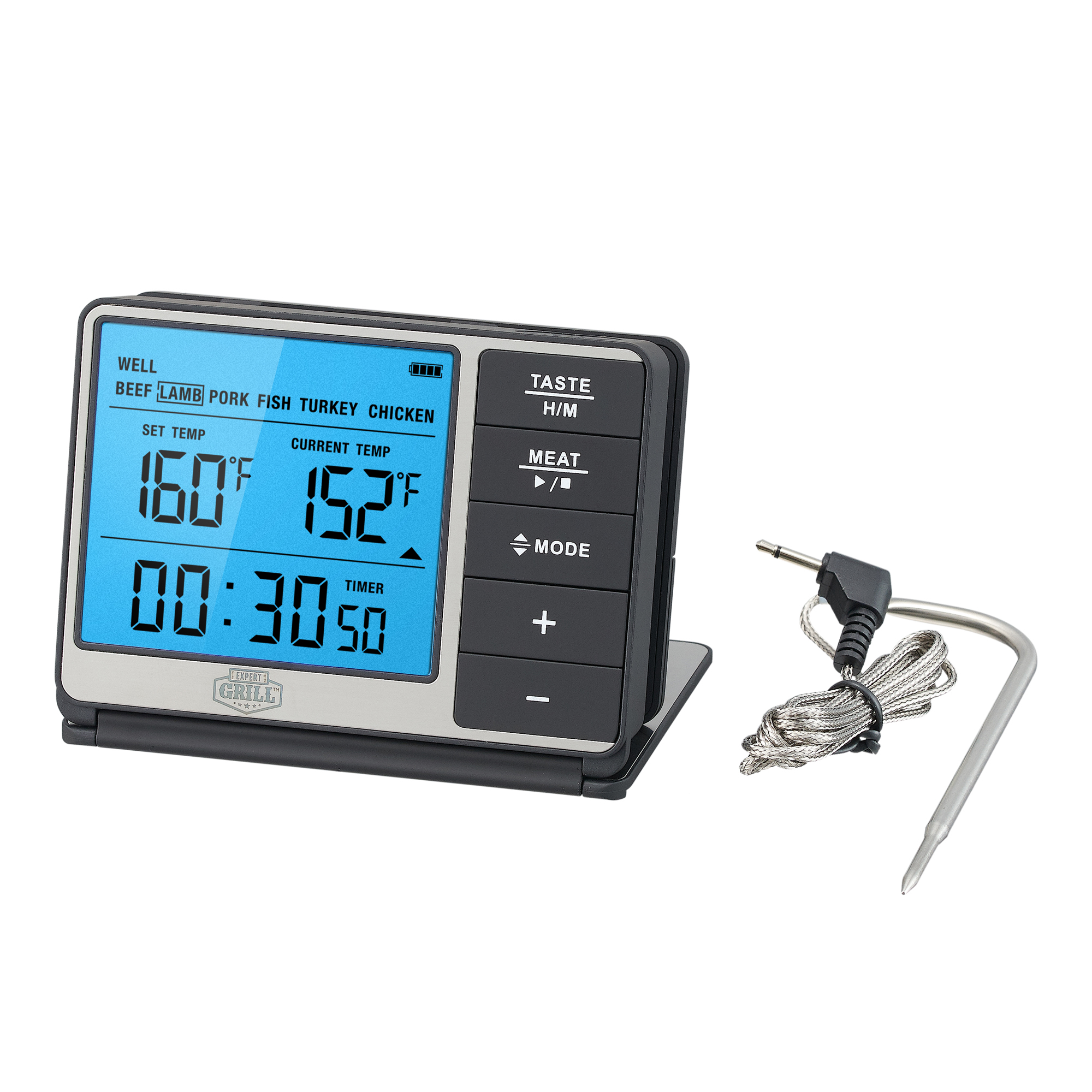 Expert Grill ABS Deluxe Digital BBQ Grilling Meat Thermometer - image 3 of 11