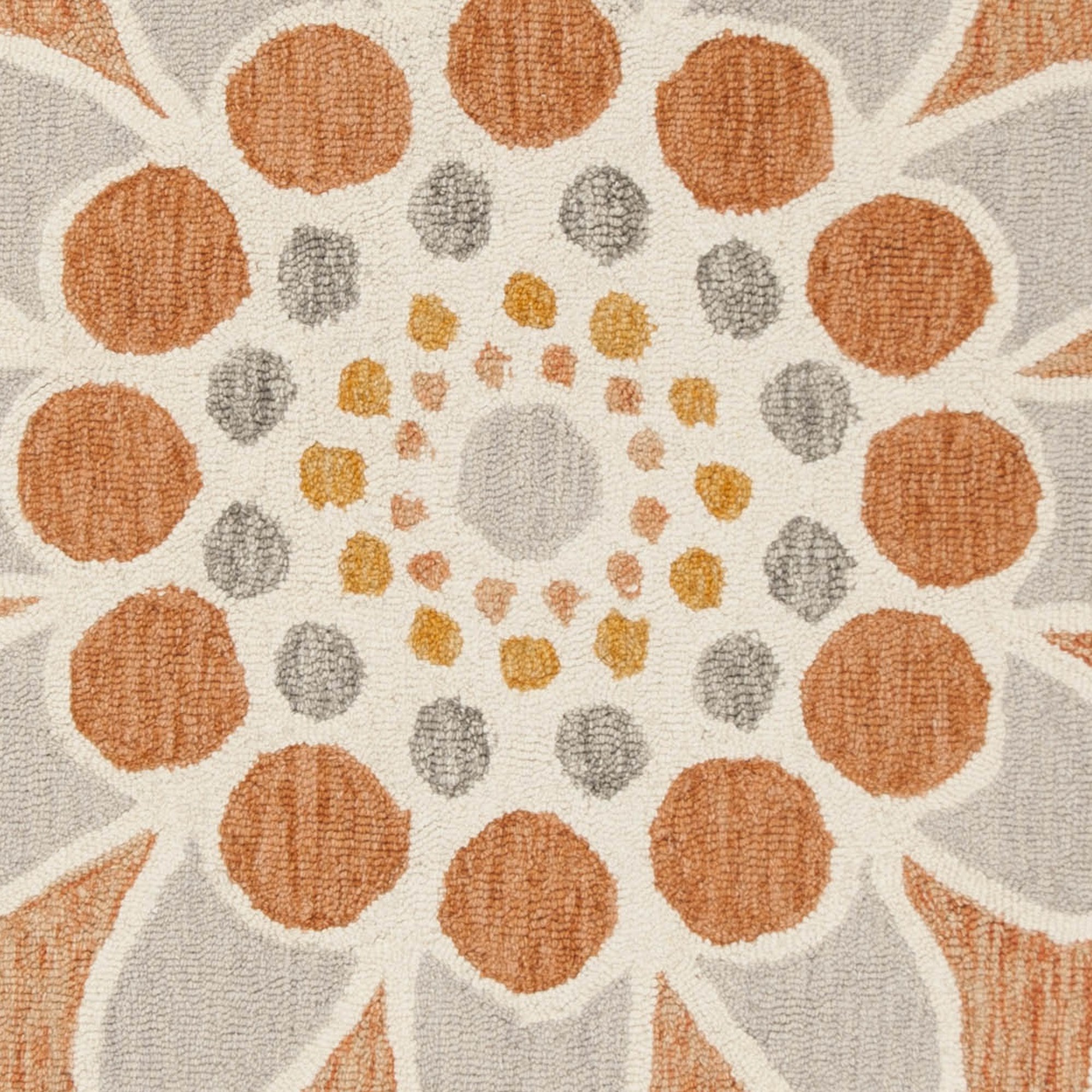 SAFAVIEH Novelty NOV101C Handmade Grey / Rust Rug