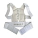 thumbnail image 1 of Vogacara Corrector de postura Soporte de espalda Fuerte resistencia a la tracción Ajustador ajustable con enderezador de cinturón adhesivo Moldeadores de cintura Blanco/M Vogacara CE014177-02, 1 of 6