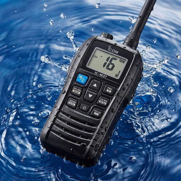 icom IC-M37 Intercom Maritime Marine VHF Floating Handheld Machine VHF Ship Port