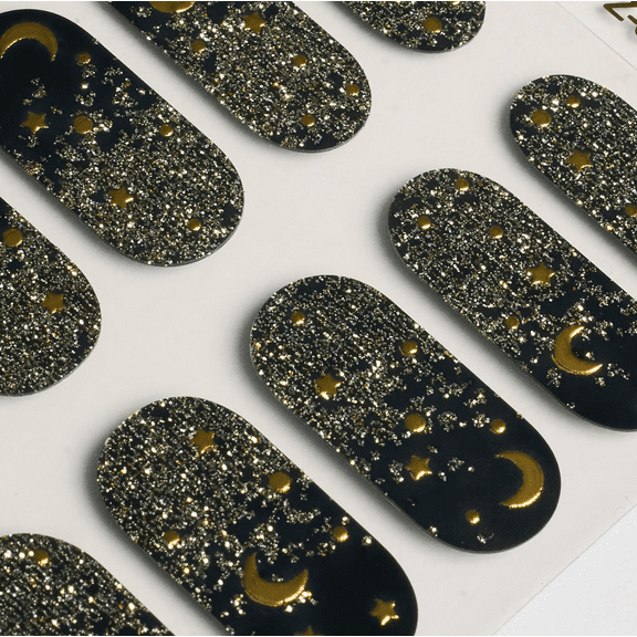 Midnight Sky Gel Nails