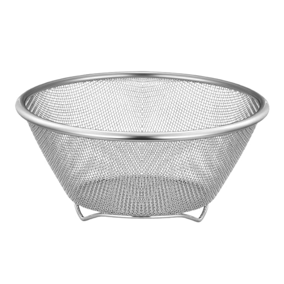 Colador de cocina, colador de alimentos, espumadera, colador de malla, cuenco para lavar arroz, cesta de lavado de verduras para frutas, fideos y