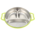 thumbnail image 4 of 1 Pce Assiette en Acier Inoxydable pour Enfants Assiette de Nourriture Assiette de Rangement Alimentaire pour la Maison, 4 of 5