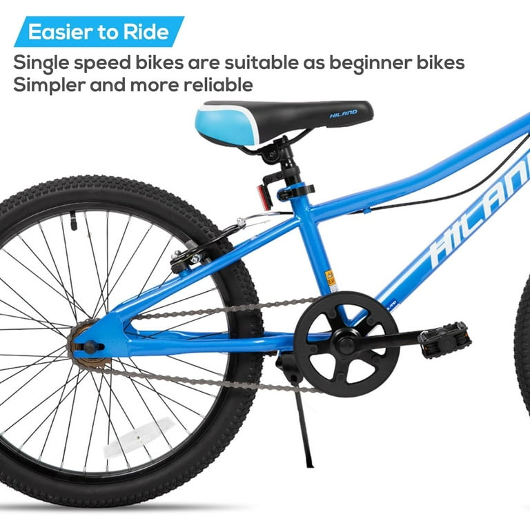 デランジェ KIDS BLUE STANDING SPECIAL 2016 HILAND, Kids Mountain Bike, 20 inch, Blue with Dual Handbrakes