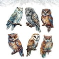 thumbnail image 2 of Night Owls Decorative Wooden Clip-on Ornaments of 6 by G. Debrekht - Christmas Decor - 8090004C-S6, 2 of 11