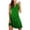 Green, variant on Aofany Women's A-line Dress Summer Sleeveless Sparkle Fashion Tank Dresses Knee-High Mini Dress