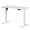 White, variant on UNICOO® Height Adjustable Electric Standing Desk, 47.24 x 23.62 Inches Stand up Table, Sit Stand Home Office Desk with One Piece Tabletop (NTESMF01-B + 48 in Walnut TOP)