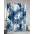 thumbnail image 5 of Shower Curtains Abstract Blue White Painting Bath Curtain Modern Art Waterproof Bathroom Shower Curtain Set with Hooks Decoration 36 x 72 Inches, 5 of 7