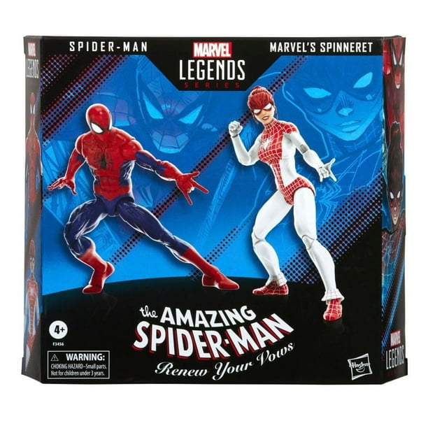 Figura Spider-Man y Spinneret de Marvel Hasbro Marvel Legends Series 6 Pulgadas