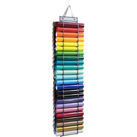 

48 Grids Transparent Vinyl Roll Holder Space Saving Transfer Roll Storage Organizer Hanging Vinyl Transfer Paper Storage Rack
