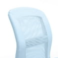 thumbnail image 6 of Serta Essentials Armless Task Chair, Faux Leather and Mesh, Blue, 6 of 8