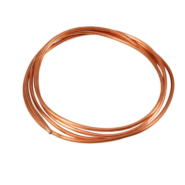 Tube en cuivre souple 2 m, diamètre extérieur 4 mm x diamètre intérieur 3 mm, pour plomberie de réfrigération