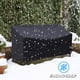 thumbnail image 1 of Funda para banco de exterior, 210D, resistente, para muebles de patio de 2 plazas, con rejillas de ventilación, resistente a todo tipo de clima, 53 L x 26 W x 35 H pulgadas, 1 of 7