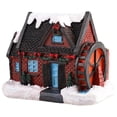thumbnail image 2 of 3 uds resina navideña casas de nieve LED pueblo conjunto decoración de escritorio, 2 of 8
