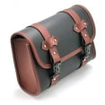 thumbnail image 2 of Youkk Convenient Motorcycle Tool Bag For All Needs Multifunctional Large Capacity PU Leather Black+Brown, 2 of 6