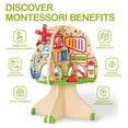 thumbnail image 3 of Centro de actividades Monläurd Montessori Wooden Tree 1-3 años, 3 of 5