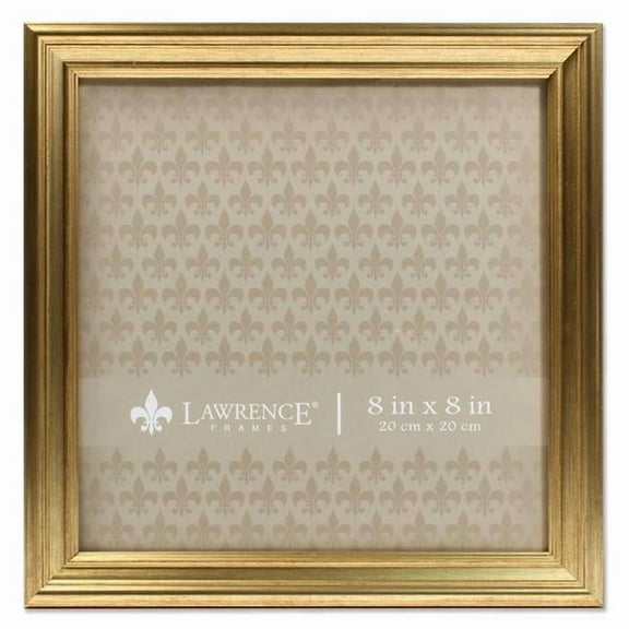 8 x 8 in. Sutter Burnished Picture Frame, Gold