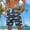 Navy, variant on Men's Swim Trunks Fashion Contrast Quick Dry Lounge Short Lace up Elastic Waist Beach Shorts Sweatpant