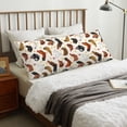 thumbnail image 6 of Naloa Roosters and Chickens Super Soft 20x60 Body Pillow Case,Long Side Hidden Zipper（PILLOWS ARE NOT INCLUDED）, 6 of 6