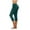 Dark Green, variant on GEWSEY Women's Active FormFlex Buttery Soft High Waist 19" Inseam Capri Yoga Workout Leggings (Black, XXL)