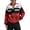 Red, variant on Race Car Driver Jacket Women, Fashion Racing Jacket Vintage Color Block Zip Up Race Car Driver Bomber Jackets Streetwear