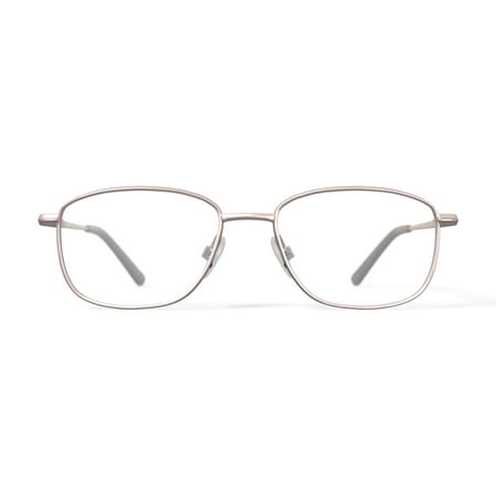 Adolfo Men's Colonel Square Prescription Eyeglasses with Case, Gold