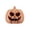 Short Pumpkin-A, variant on Halloween Decorations Terracotta Tone Resin Pumpkin Decoration, 2 Pack Fall Decor Handcrafted Resin Jack-O-Lantern Halloween Tealight Holder Rustic Farmhouse Fall Home Decor For Table