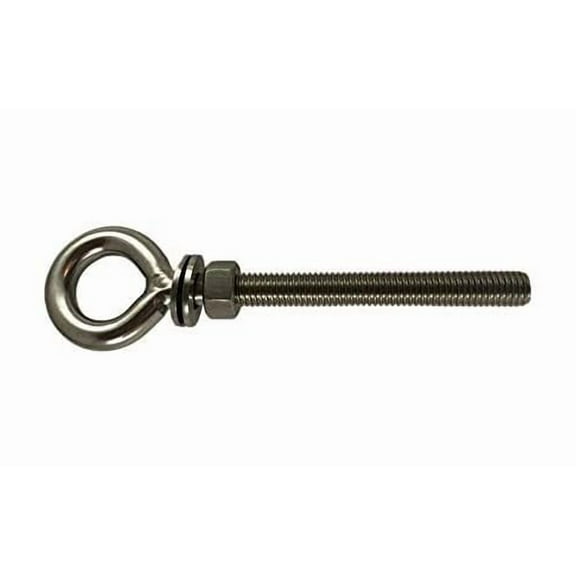 US STAINLESS Stainless Steel 316 1/2" Whitworth Eye Bolt 1/2" x 4 3/4" (12mm x 120mm) Marine Grade