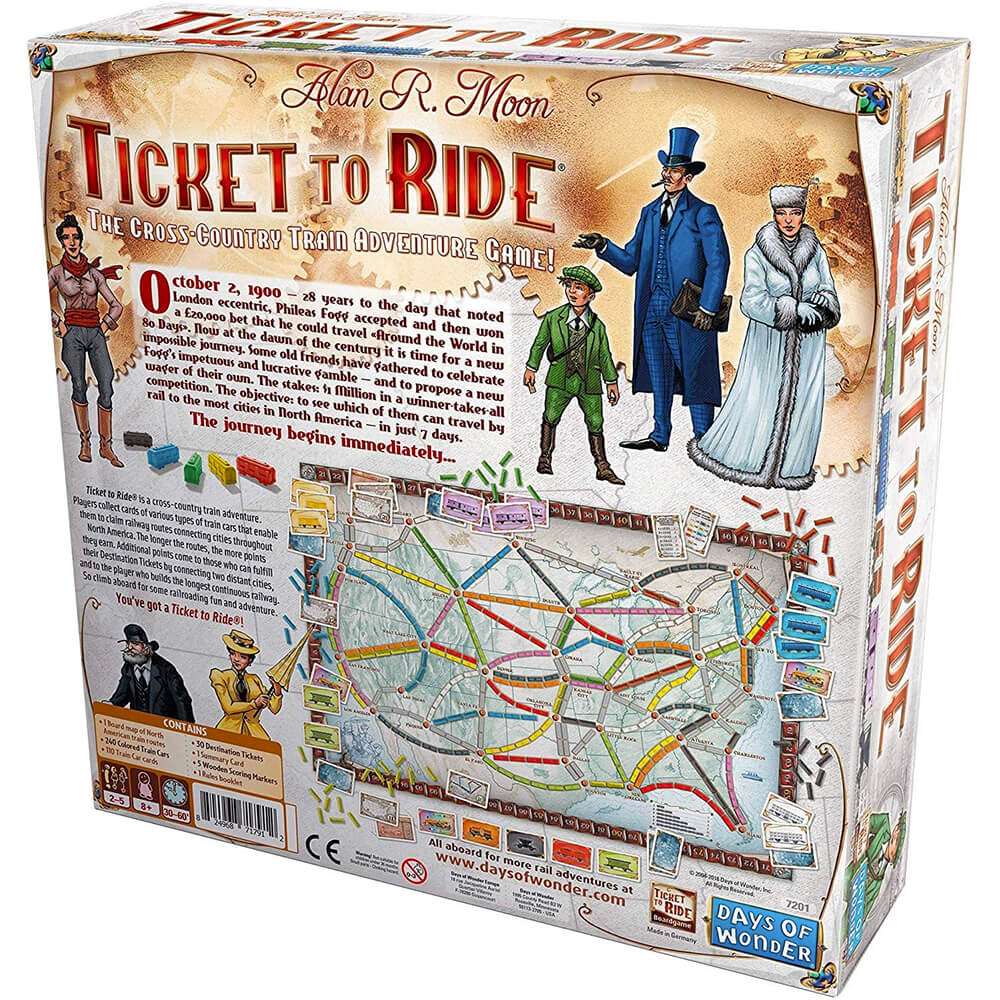 Ticket to Ride Strategy Board Game photo 2