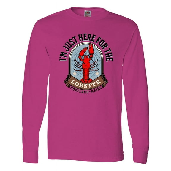 Inktastic Portland Maine Funny Lobster Lover Long Sleeve T-Shirt