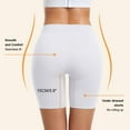 thumbnail image 4 of 3 Pack Slip Shorts for Women Under Dress Comfortable Smooth Seamless Boyshorts Buttlift Panties Biker Shorts, 4 of 7