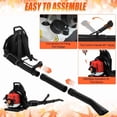thumbnail image 4 of 63.3CC Gas Backpack Leaf Blower – 700 CFM, 200 MPH, All-Season Gas Blower for Yard Care, Snow Removal, and Year-Round Cleanup – Lightweight, Comfortable for Residential Use, 4 of 6