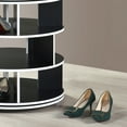 thumbnail image 2 of Kings Brand Furniture Revolving Shoe Rack, Spinning Shoe Rack Tower, 360° Revolving Shoe Storage Organizer for Closet Entryway Bedroom Hallway (Black, 7-Tier), 2 of 5