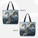 thumbnail image 2 of Easygdp Mountain White Dragon Bolsa Tote para Mujer, Bolso de Hombro para Trabajo, Playa, Viajes, Compras y Supermercado, 2 of 7