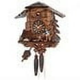 thumbnail image 2 of River City Clocks 34-10 One Day Cuckoo Clock Cottage - Man Sawing Wood, 2 of 2