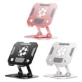 thumbnail image 2 of Portable Carbon Steel Tablets Holder With Double Axises Height Adjustment And 360 Swivels Base For Home Office Use, 2 of 8