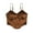 Brown, variant on Womens Satin Bustier Corset Tops Adjustable Spaghetti Straps Camisole Ladies Going out Clubwear Shirts