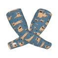 thumbnail image 2 of Balery French Bulldog Yoga Cooling Arm Sleeves for Men & Women – Breathable, Moisture-Wicking Arm Sleeves for Women, Men & Kids, 2 of 8