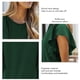 thumbnail image 5 of Tops para mujer,Tops con volantes para mujer Top puro con cuello redondo Tops con volantes para mujer Eleva tu experiencia, 5 of 6