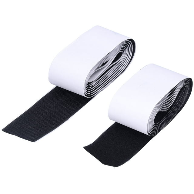 Guitar Effect Pedal Mounting Tape, Temperature Resistant Adhesive Backing Wear Resis Tant Guitar Effect Pedal Rack Tape For Guitar Rough + Hook ,Rough ,Hook