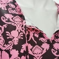 thumbnail image 5 of Women Fashion Dress Boho Print V Neck Strap Loose Half Sleeve Long Casual Holiday Dress Pink XL, 5 of 5