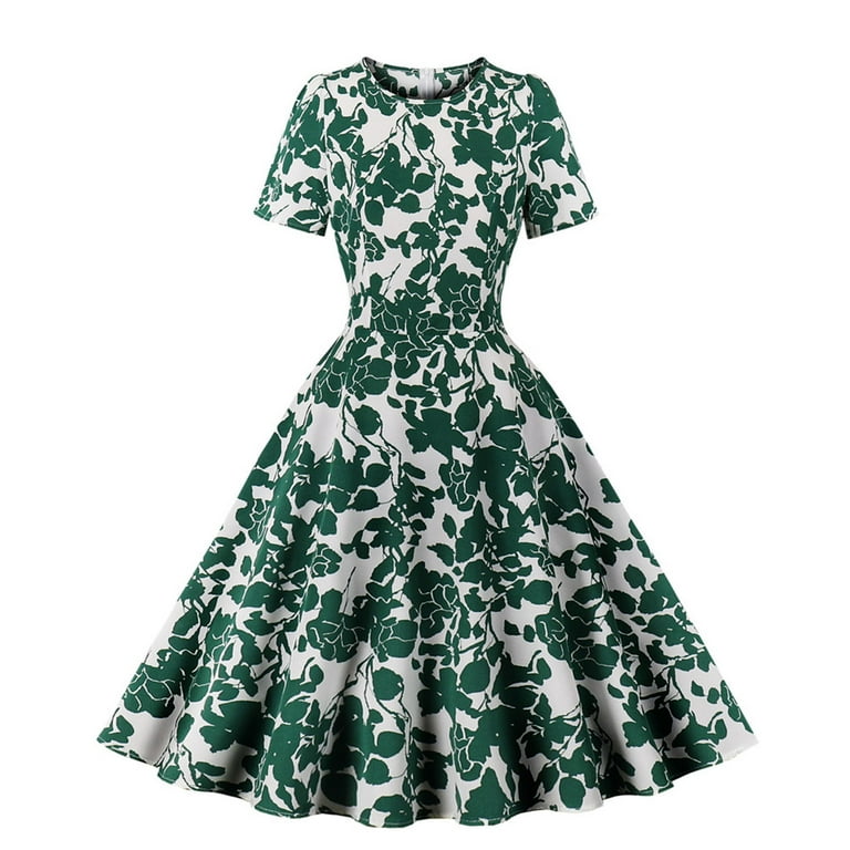 Tea length swing dress new arrivals
